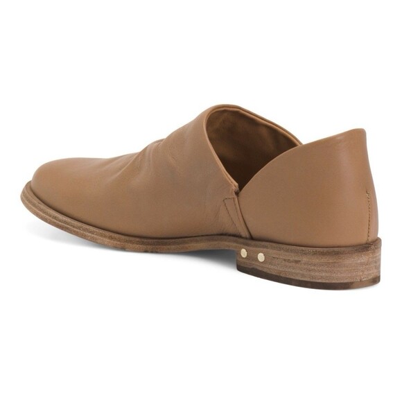 BEEK Women Puffin Leather Slip On Bootie Flats Size 12 - Picture 3 of 4